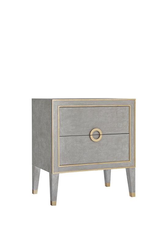 Modern History Retro Nightstand In Antique Grey Ships Free – Lavender 