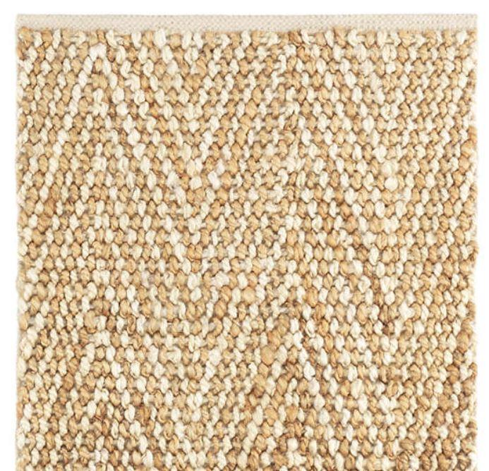 Dash & Albert Meghan Ivory/Natural Woven Jute Rug – Lavender Fields