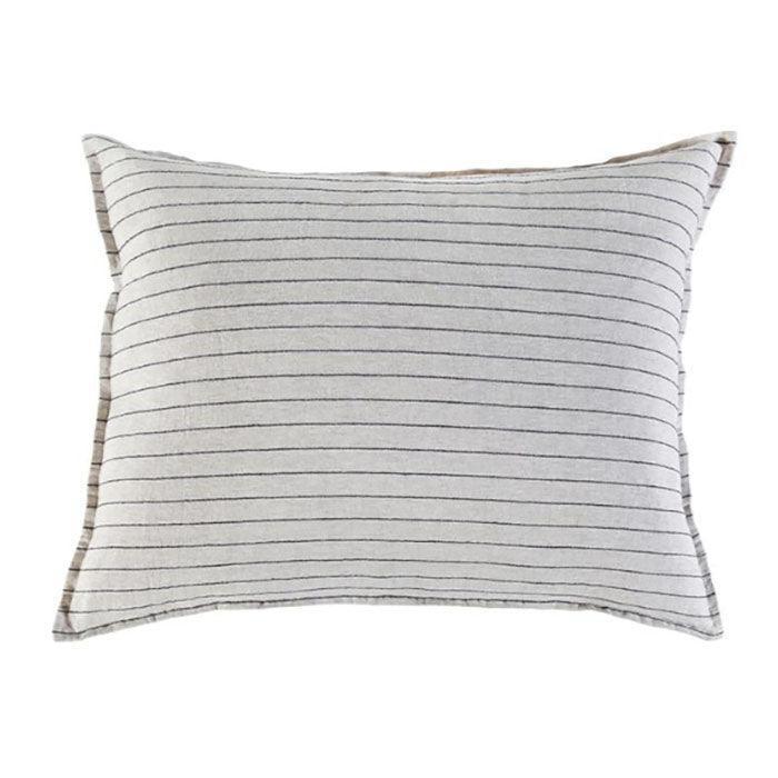 Pom Pom at Home Blake Big Pillow - Flax/Midnight