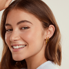 Tini Lux Rooftop Hoop Earrings