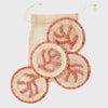 Joanna Buchanan Coral straw coasters