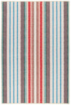 Dash & Albert Ranch Stripe Multi Washable Rug