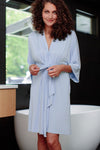 YALA Nina Elbow Sleeve Belted Bamboo Robe