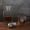 Arthur Court Skull Decanter Set with a set Double old Glasses