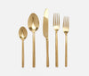 Blue Pheasant Gwen Polished Gold Flatware