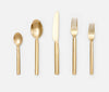 Blue Pheasant Roland Polished Gold Flatware