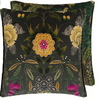 Designers Guild Brocart Decoratif Velours Olive Decorative Pillow