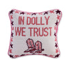 Furbish Studio Trust Dolly Needlepoint Pillow