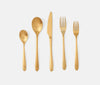 Blue Pheasant Alba Gold Flatware