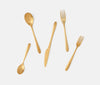 Blue Pheasant Alba Gold Flatware