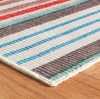 Dash & Albert Ranch Stripe Multi Washable Rug