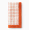 Sferra Mikela Napkins in Tangerine - Set of 4