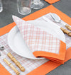 Sferra Mikela Napkins in Tangerine - Set of 4