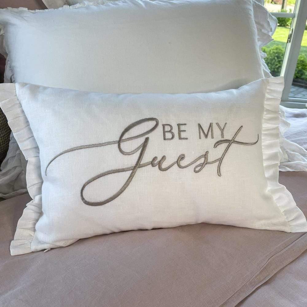 Be our outlet guest throw pillow