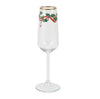 Vietri Holly Champagne Flute Set of 4