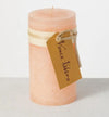 Vance Kitira Pink Sand Timber Pillar Candle